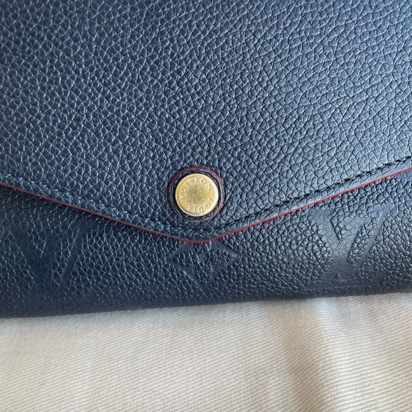 Louis Vuitton Sarah Wallet in Marine Rouge - Picture 4 of 14